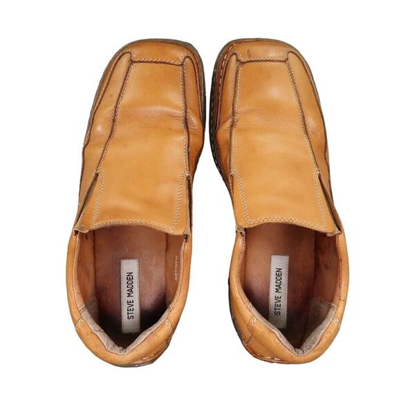 Steve Madden Shoes Mens 10 Slip On Loafer Classic Leather Casual Comfort Millen main image 13